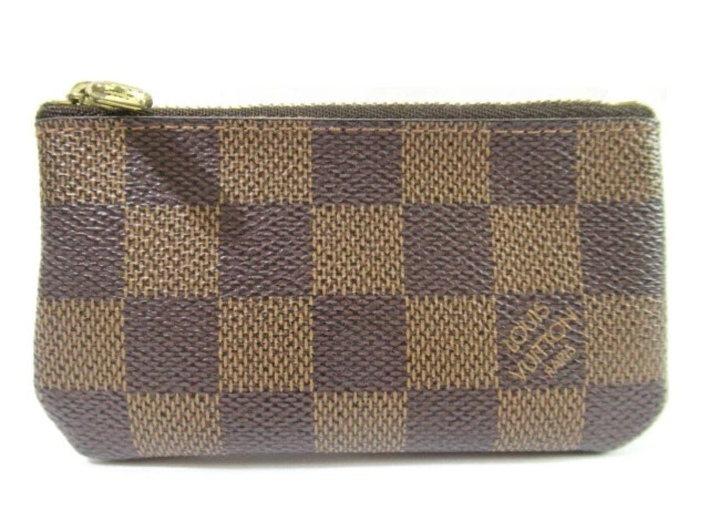 LOUIS VUITTON Wallet Accessories Pochette coin case Wallet Key Ring Damier